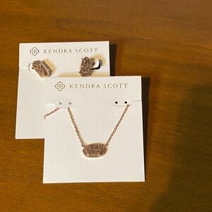 Kendra Scott Rose Gold Jewelry Set